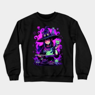 Cat spells Crewneck Sweatshirt